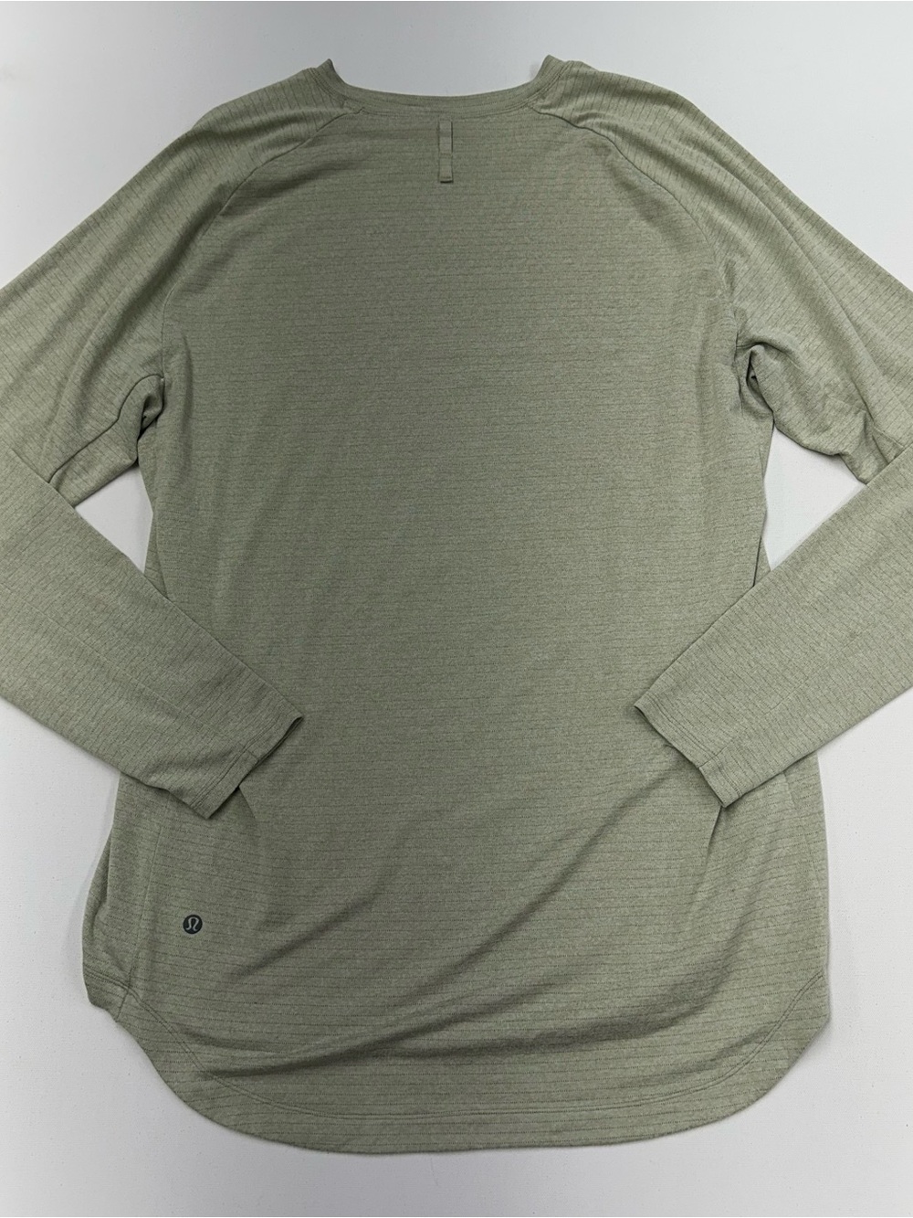 Lululemon License To Train Long Sleeve Shirt Mens XL Green Curve Hem Athletic - Picture 2 of 8